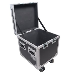 ATA Utility Flight Travel Heavy-Duty Storage Road Case with 4" in casters 18"x18"x18" Exterior