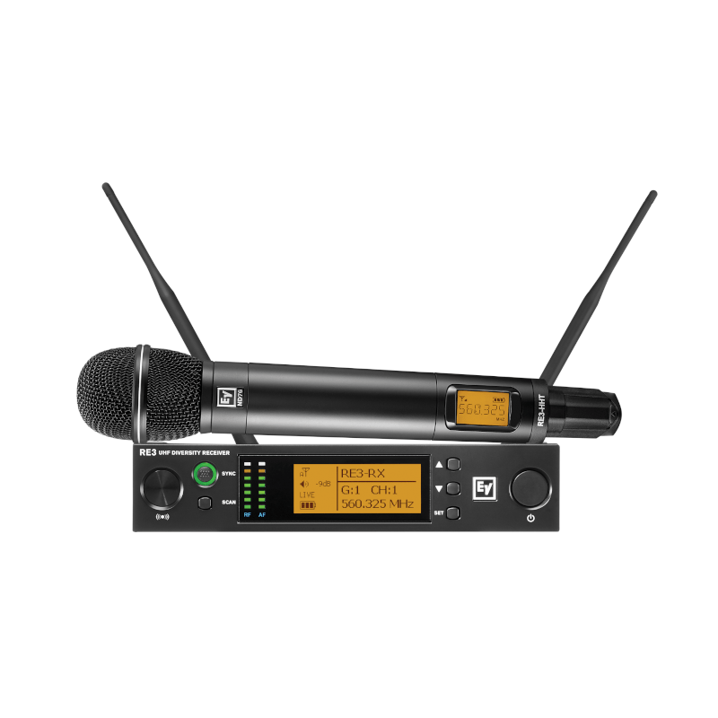 Front view of Wireless Handheld Mic System