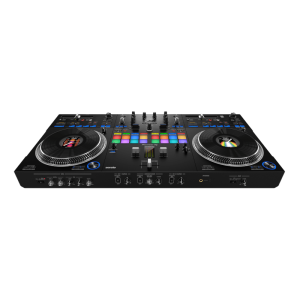 Front view of Scratch-Style 2-channel DJ Controller