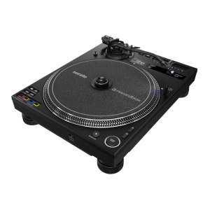 Side view of Professional Digital-Analog Hybrid Turntable