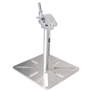 ProX XT-SC8LEDPA 8" LED Wall Mounting Plate to Extension Pole Truss Clamp for Ground Stacking and Hanging - Image 4