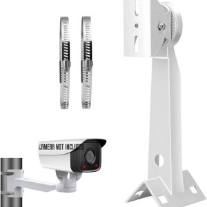PTZ Camera Pole Mount (Large)(White) - Image 2