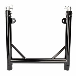 ProX XT-GRUPKGX2 BLK Truss Modular 2X Rapid U Grid Trio Package for Lighting - Moving Heads W-Rolling Aluminum Baseplate | Black Finish - Image 3