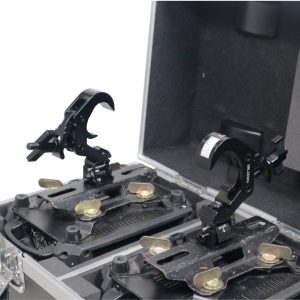 Set of (4) Quick 90º Folding Moving Head Clamp Adapters with T-C12 Truss Clamp 2 in. Diameter Black Finish - Max Load: 330 lbs - Image 6
