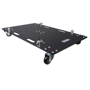 ProX XT-BP2430W 24 x 30 inch Rolling Base Plate for Rapid Grid Modular Truss System with locking casters - Black Finish