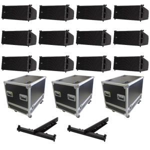 RCF HDL 6-A, RCF FL-B HDL 6 Fly bar, ProX Line Array Flight Case