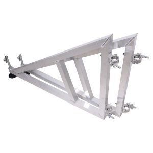 Pair of Vertical truss towers outrigger Leg Stabilizers with 2 clamps for F34 and 12" Bolted Truss 2" Pipe Diameter - Image 3