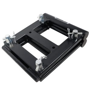 180 degree Angle Adjustable Hinged Plate For F34 Conical Truss Junction Box Black Finish