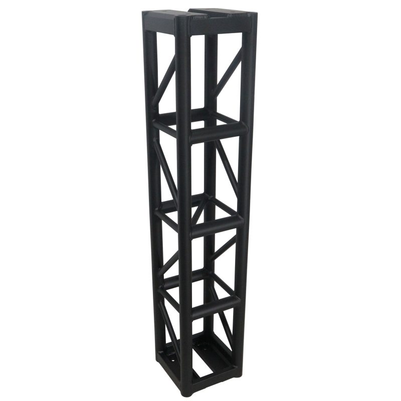 5 Ft. BoltX Black Bolted 12 Inch Professional Box Truss Segment | 3mm Wall Black Finish - Image 4