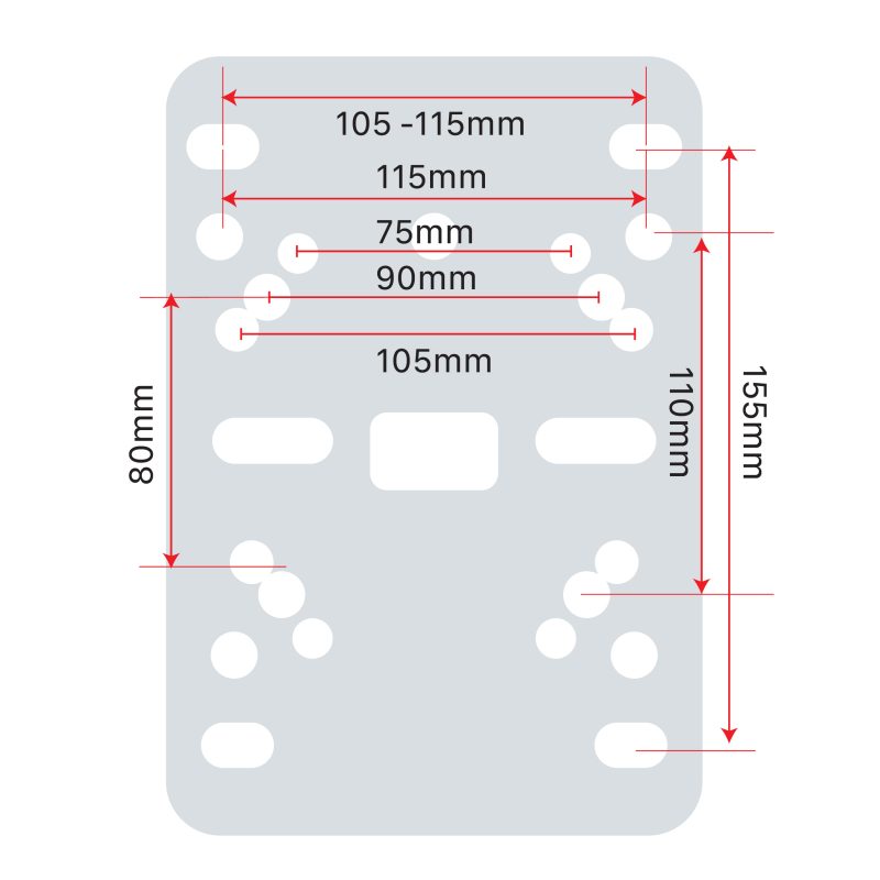 Folding Plate with Dual Truss Clamp For Moving Heads Stage Lighting - Image 2