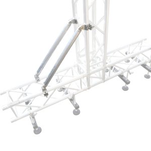 32 Inch (81.28cm) Single Truss Tube W-Clamp and Hinge on Each End | 2 Inch | 2mm Wall - Image 2
