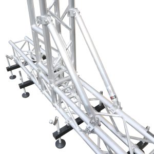59 Inch (149.86cm) Single Truss Tube W-Clamp and Hinge on Each End | 2 Inch | 2mm Wall - Image 4
