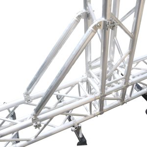 32 Inch (81.28cm) Single Truss Tube W-Clamp and Hinge on Each End | 2 Inch | 2mm Wall - Image 5
