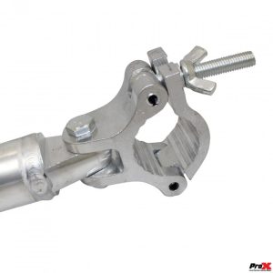 59 Inch (149.86cm) Single Truss Tube W-Clamp and Hinge on Each End | 2 Inch | 2mm Wall - Image 7
