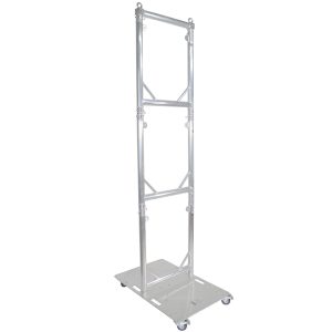 ProX XT-GRU-PKGX3 Truss Modular 3X Rapid U Grid Trio Package for Lighting - Moving Heads W-Rolling Aluminum Baseplate