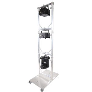 ProX XT-GRU-PKGX3 Truss Modular 3X Rapid U Grid Trio Package for Lighting - Moving Heads W-Rolling Aluminum Baseplate - Image 4