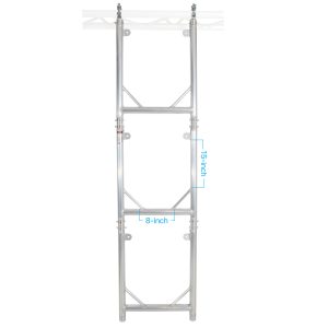 2PCS 24" Truss Tube with Dual Clamp for ProX XT-GRU Rapid Grid Modular System - Image 9