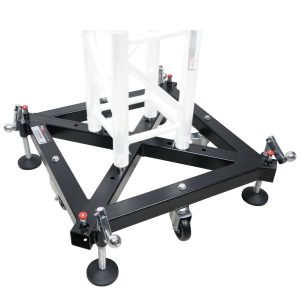 Ground Support & Leg Stabilizer Package Includes Rolling Base 4x Outrigger Leg Braces - Image 3