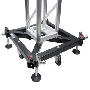 Ground Support & Leg Stabilizer Package Includes Rolling Base 4x Outrigger Leg Braces - Image 2