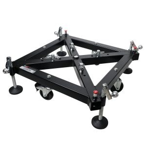 Ground Support & Leg Stabilizer Package Includes Rolling Base 4x Outrigger Leg Braces - Image 5