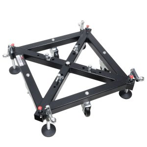Ground Support & Leg Stabilizer Package Includes Rolling Base 4x Outrigger Leg Braces - Image 4