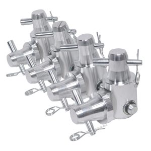 Pack of 4 Conical Tube Ground Support Post towers Male to Male Hinge Joint Fits F31 F32 F34 - Image 2
