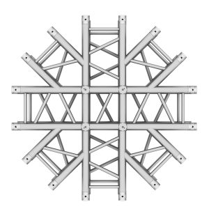8-Way + 2-way Top Bottom Spider Lighting Junction Box - Spider Shaped Truss for F34 Conical Truss