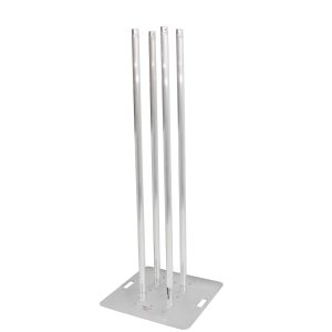 6.56ft Totem Package Includes a 12in Top Plate, 24in Base Plate and Four 2m F31 Tubes W-White Scrim Cover - Image 5