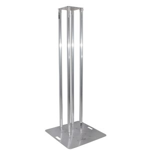 6.56ft Totem Package Includes a 12in Top Plate, 24in Base Plate and Four 2m F31 Tubes W-White Scrim Cover - Image 2