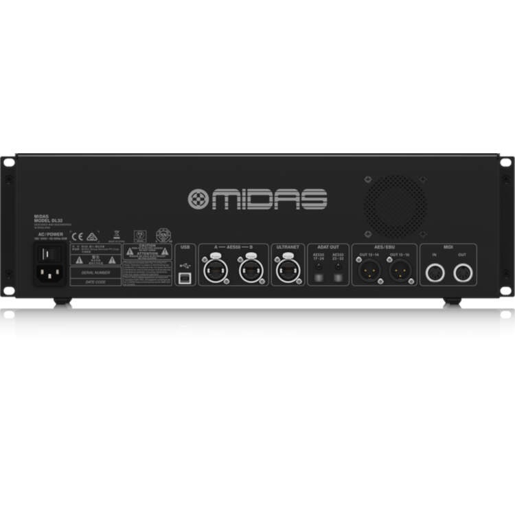 Midas DL32 32-Input 16-Output Stage Box With 32 Midas Mic Preamps - GTR ...