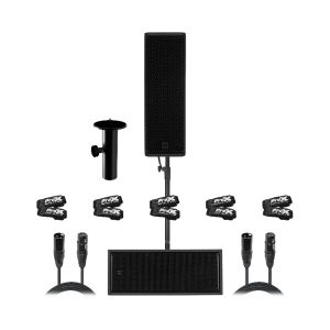 RCF TT 515-A & RCF TT 808-AS Bundle with Essential Accessories