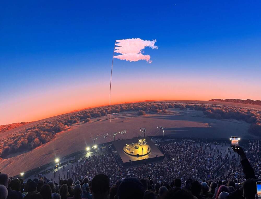 The sphere las vegas, u2 show, led video wall