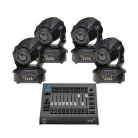 Professional DMX Lighting Controller Bundle, DMX controller, Stage lighting package, moving head lights