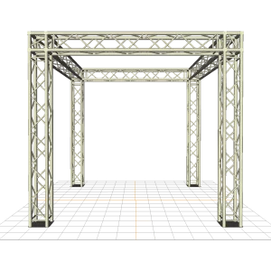 Tradeshow Booth Truss Package 10ft x 10ft x 10ft-2