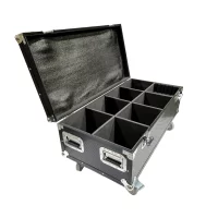 ATA Style Flight Case for LumiOS® IPPAR 420™ LED RGB+Lime Par IP65 - Main View