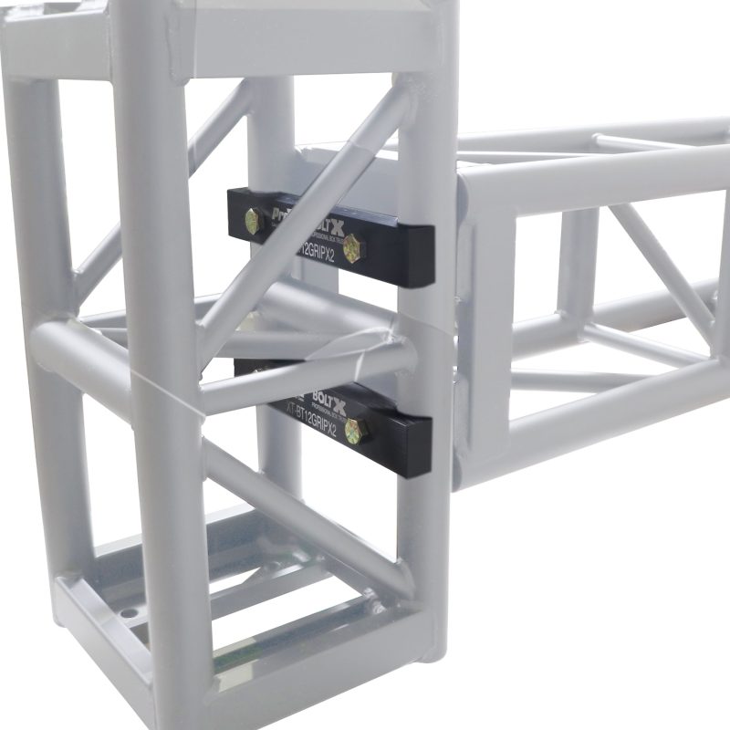 ProX XT-BT12GRIPX2BLK Set of 2 Grip Block Grapple Bars for 12" BoltX Truss Includes Grade 8 Bolts in Black - Image 2