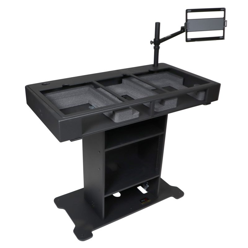 ProX XZF-DJXLCTW XL DJ Control Tower in Black Fits 2x CDJ3000-A9 or 2x Rane12 -72 or Opus Quad - incl 2 Flight cases - Image 2