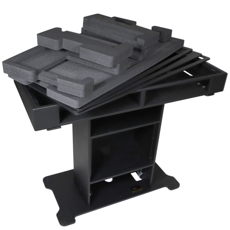 ProX XZF-DJXLCTW XL DJ Control Tower in Black Fits 2x CDJ3000-A9 or 2x Rane12 -72 or Opus Quad - incl 2 Flight cases - Image 8