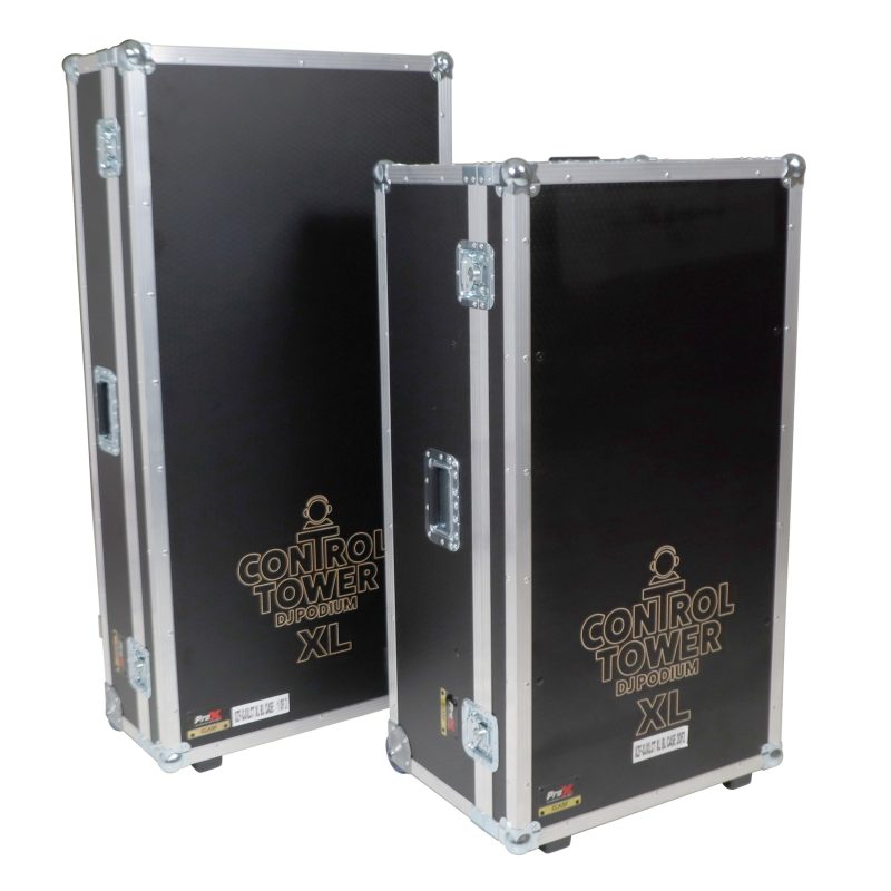 ProX XZF-DJXLCTW XL DJ Control Tower in Black Fits 2x CDJ3000-A9 or 2x Rane12 -72 or Opus Quad - incl 2 Flight cases - Image 12