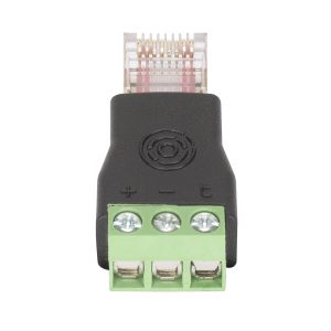 Obsidian Control NETRON RJ-T ESTA Compliant RJ45 DMX to 3-Wire Screw Terminal