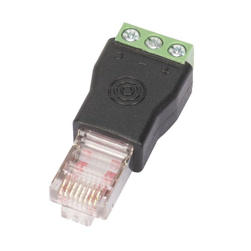 Obsidian Control NETRON RJ-T ESTA Compliant RJ45 DMX to 3-Wire Screw Terminal - Image 2