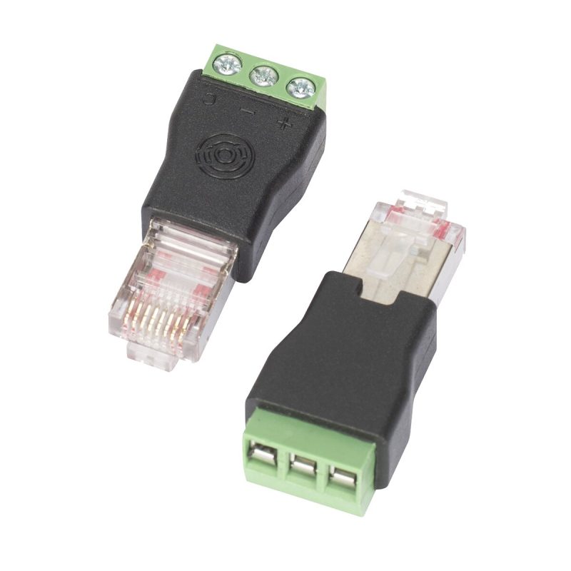 Obsidian Control NETRON RJ-T ESTA Compliant RJ45 DMX to 3-Wire Screw Terminal - Image 3