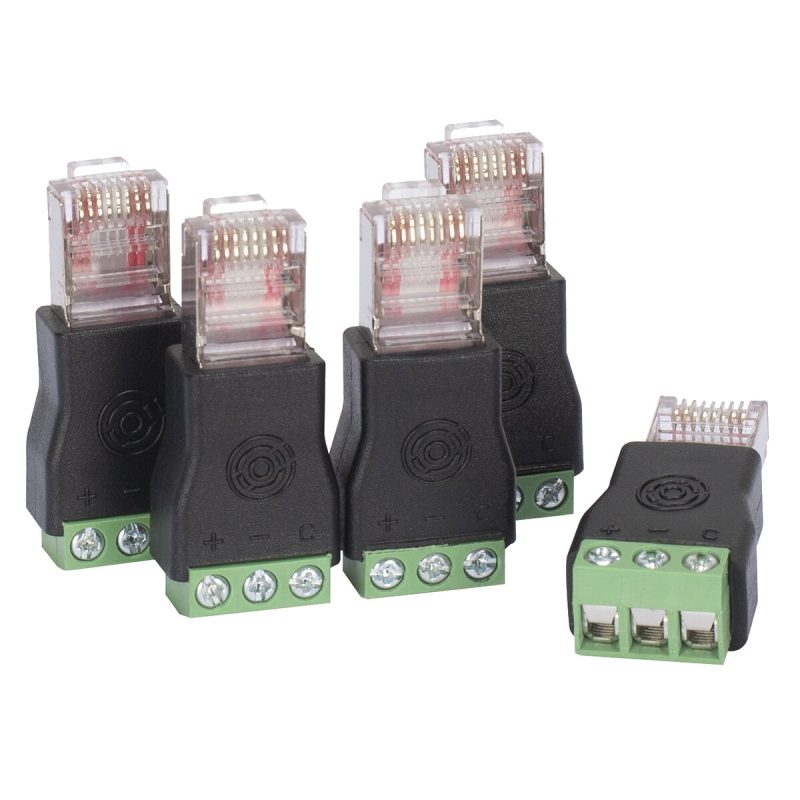 Obsidian Control NETRON RJ-T ESTA Compliant RJ45 DMX to 3-Wire Screw Terminal - Image 4