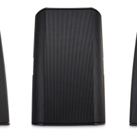 Q-SYS AD-S5T 2 Way Ported 100W Speakers with 5 Inch Woofers - Black (Pair)