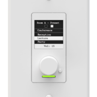 Q-SYS Axon C1 Wall Controller