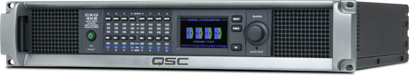 Q-SYS CX-Q-4K8 8-Channel Network Amplifier