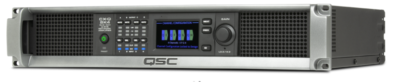 Q-SYS CX-Q 8K4 Four-Channel Network Amplifier