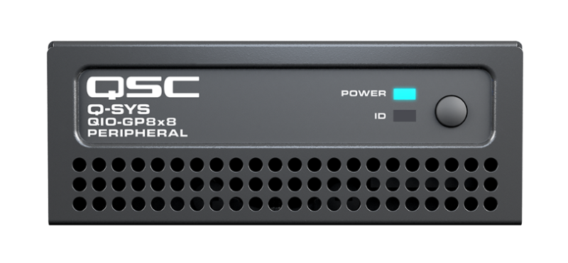 Q-SYS QIO-GP8X8 8 In/ 8 Out Logic Network Expander