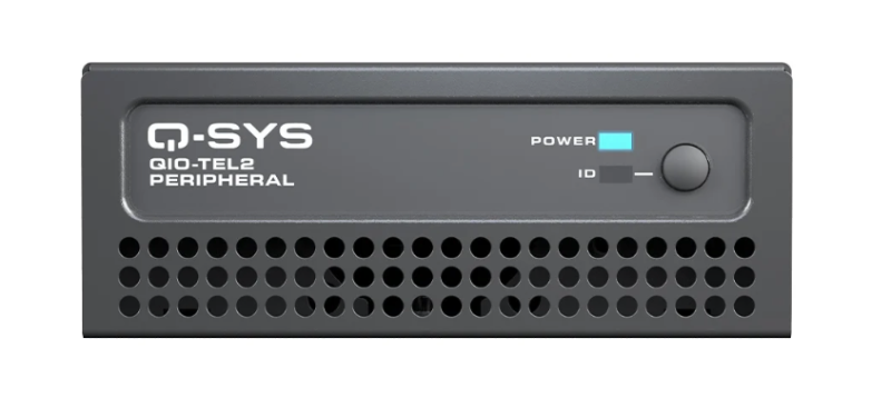 Q-SYS QIO-TEL2 Analog Telephony I/O Expander