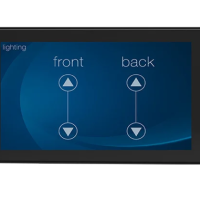 Q-SYS TSC-50W-G3-BK 5in Touchscreen Controller for In-Wall Mount - Black